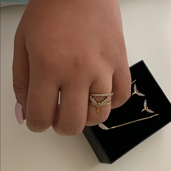 SOLD - 18k gold brand new set - Picture 2 of 3